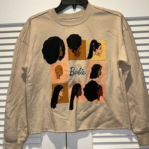 Barbie Cropped Sweatshirt